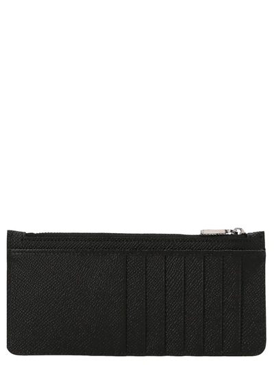 Shop Dolce & Gabbana Logo Leather Wallet Wallets, Card Holders Black