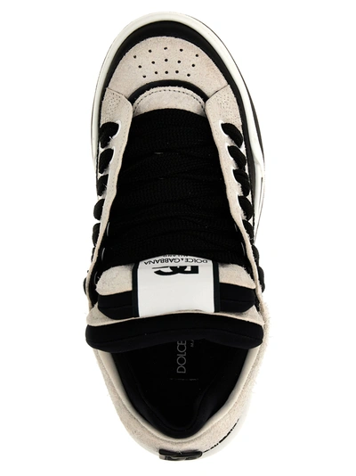 Shop Dolce & Gabbana New Roma Sneakers White/black