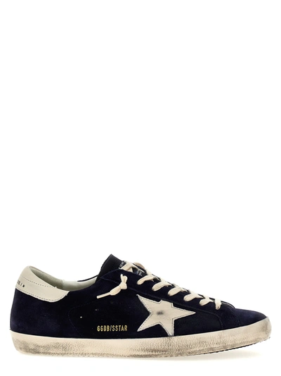 Shop Golden Goose Superstar Sneakers Blue