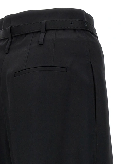 Shop Jil Sander Tailored Trousers Pants Black