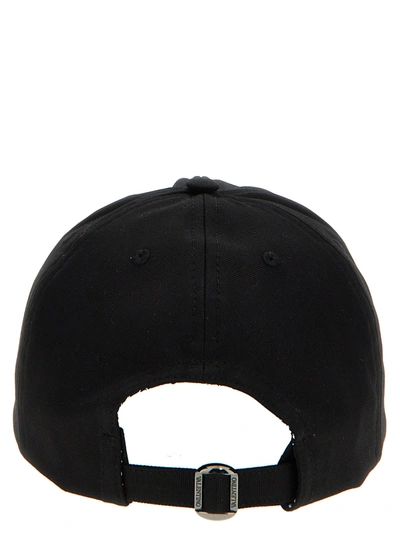 Shop Valentino Vlogo Signature Hats Black