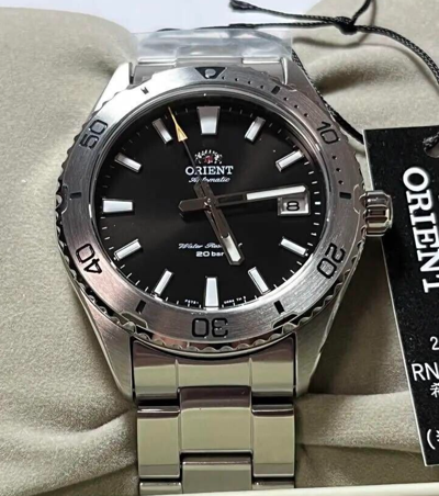 Pre-owned Orient Mako40 Automatic Mechanical Diver's Watch Rn-ac0q01b Brand