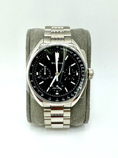 Pre-owned Bulova Quartz Lunar Pilot Archive Series Chronograph 96k111 In Box With Tags