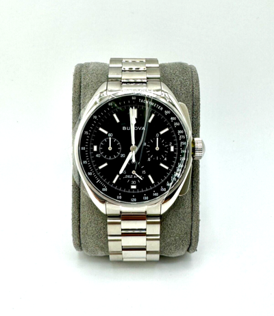 Pre-owned Bulova Quartz Lunar Pilot Archive Series Chronograph 96k111 In Box With Tags