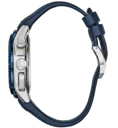 Pre-owned Citizen Eco-drive Promaster Sst Men's Chronograph Blue Watch 46mm Jw0138-08l