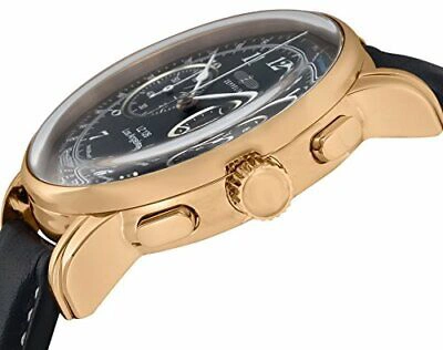Pre-owned Zeppelin Watch Lz126 Losangeles Navy Dial Plate 76163 Mens