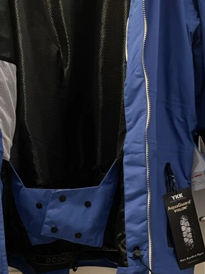 Pre-owned Dc Shoes Men's Snowboarding/ski Winter Jacket Dc Shoe Co 45k Waterproof Blue Size 2xl