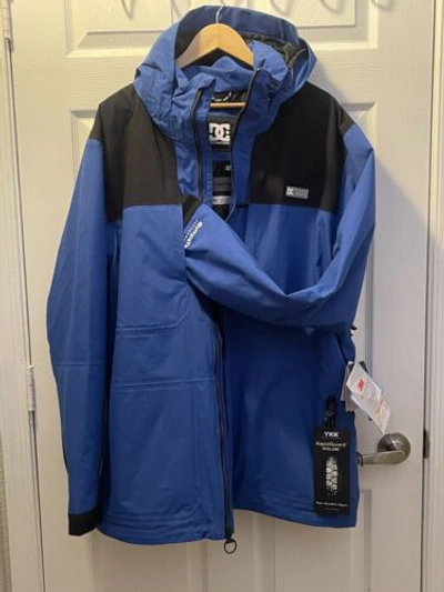 Pre-owned Dc Shoes Men's Snowboarding/ski Winter Jacket Dc Shoe Co 45k Waterproof Blue Size 2xl