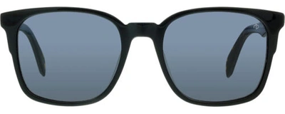 Pre-owned Rag & Bone Rag&bone 5016 Unisex Square Designer Sunglasses Black Tortoise Havana/grey 52 Mm In Multicolor