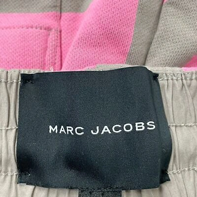 Pre-owned Marc Jacobs Monogram Oversized Sweatpants Women's Size Xl Taupe Pink