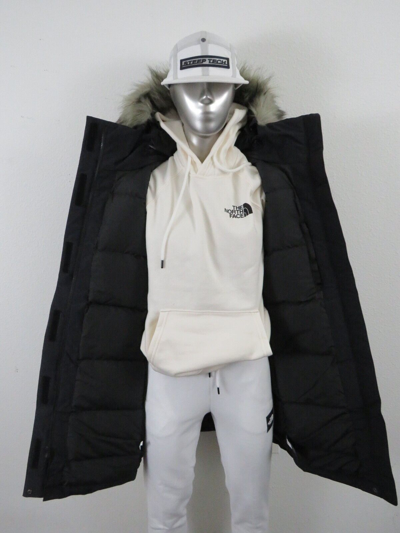 Pre-owned The North Face Womens  Arctic Parka Down Warm Winter Jacket - Black / Blonde In Tnf Black / Tnf White Logo / Blonde Fur