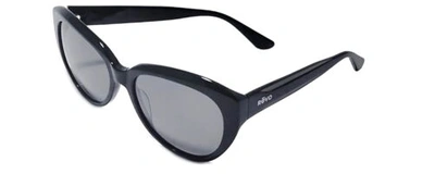 Pre-owned Revo Rose Women's Cat Eye Designer Sunglasses In Gloss Black/graphite Grey 55 Mm In Multicolor