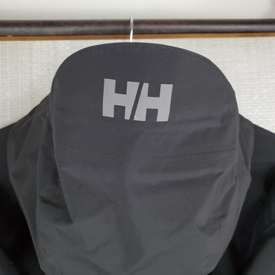 Pre-owned Helly Hansen $275 Size 2xl 10k Waterproof/windproof Ripstop 2l Shell Jacket In Black