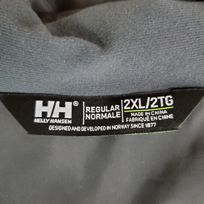 Pre-owned Helly Hansen $275 Size 2xl 10k Waterproof/windproof Ripstop 2l Shell Jacket In Black