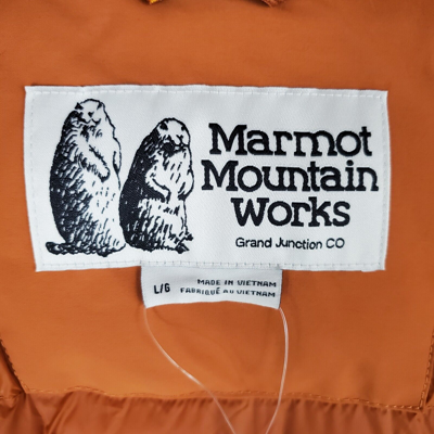 Pre-owned Marmot $400  Mens Size Large Gore-tex Thinsulate Jacket Hood Orange Coat