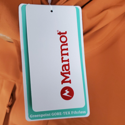 Pre-owned Marmot $400  Mens Size Large Gore-tex Thinsulate Jacket Hood Orange Coat