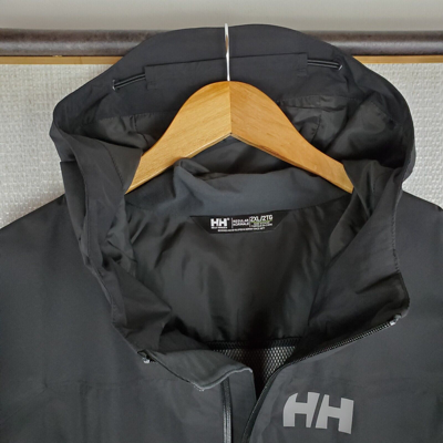 Pre-owned Helly Hansen $275 Size 2xl 10k Waterproof/windproof Ripstop 2l Shell Jacket In Black