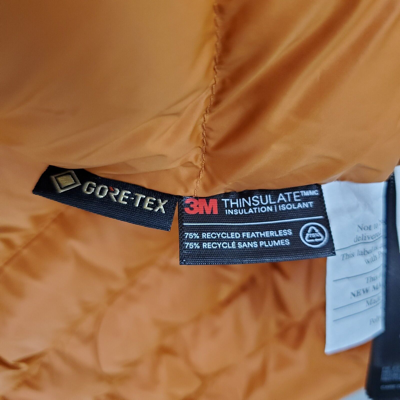 Pre-owned Marmot $400  Mens Size Large Gore-tex Thinsulate Jacket Hood Orange Coat