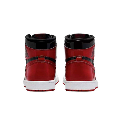Pre-owned Jordan Air  Retro High Patent Leather Bred Mens And Womens 575441-063 555088-063 In Red