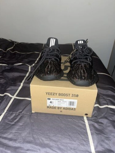 Pre-owned Adidas Originals Size 4.5 - Adidas Yeezy Boost 350 V2 Low Mx Rock Brand W/ Box In Black