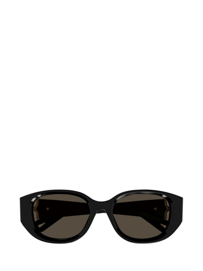 Shop Chloé Eyewear Oval In Black