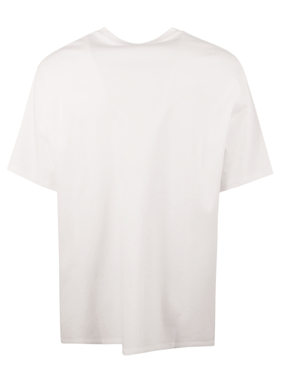 Shop Lanvin Chest Logo T-shirt In Optic White