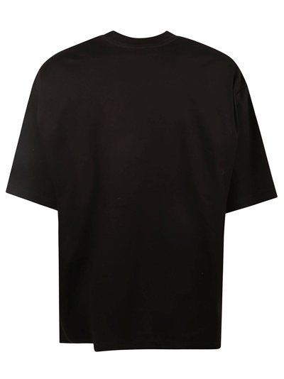 Shop Lanvin Curb Lace Logo T-shirt In Black