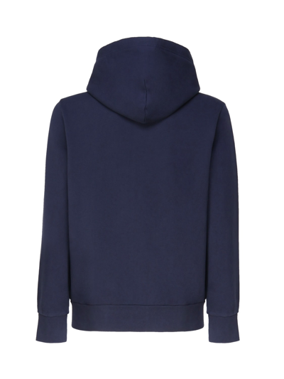 Shop Polo Ralph Lauren Sweatshirt With Polo-pony Embroidery In Blue