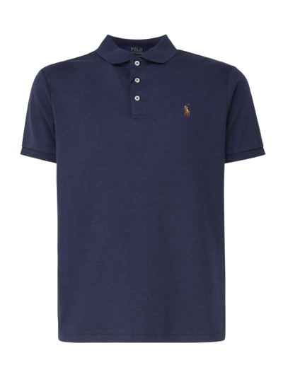 Shop Polo Ralph Lauren Polo Shirt With Embroidery In Blue