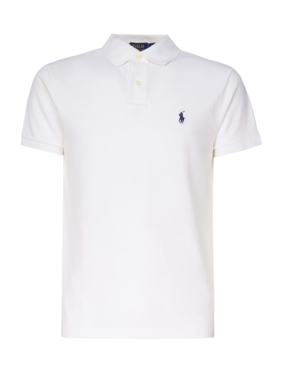 Shop Polo Ralph Lauren Polo Shirt With Logo In White
