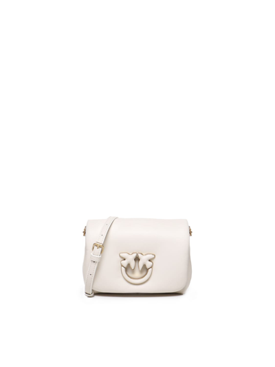 Shop Pinko Baby Love Bag Click Puff In Nappa Leather In White
