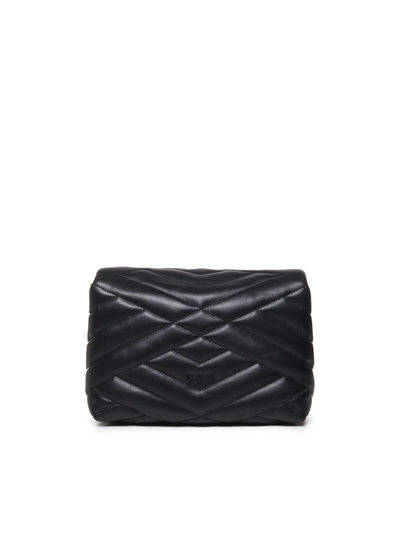 Shop Pinko Classic Love Click Shoulder Bag In Black
