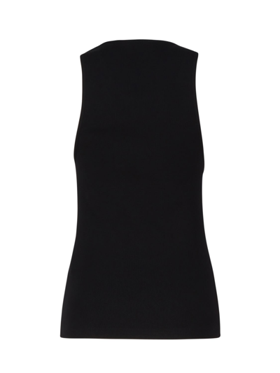 Shop Jw Anderson Tank Top With Embroidery In Black