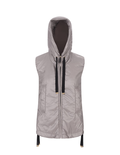 Shop Max Mara Greengo Gilet In Grey