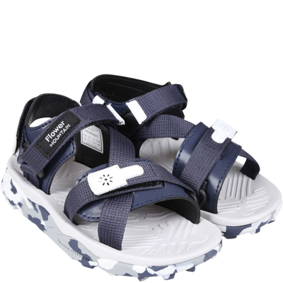 Shop Flower Mountain Black Nazca Sandals For Baby Boy With