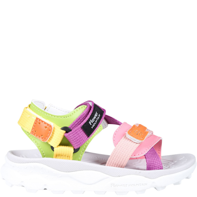 Shop Flower Mountain Multicolor Nazca Sandals For Girl