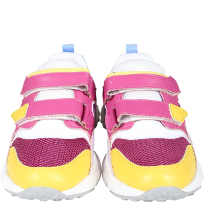 Shop Flower Mountain Multicolor Akio Sneakers For Girl