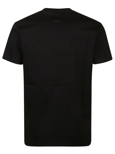 Shop Dsquared2 Icon Blur Cool Fit T-shirt In X Black/orange Fluo