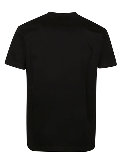 Shop Dsquared2 Icon Blur Cool Fit T-shirt In X Black/pink Fluo