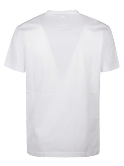Shop Dsquared2 Icon Blur Cool Fit T-shirt In X White/pink Fluo