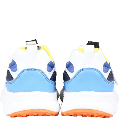 Shop Flower Mountain Light Blue Low Yamano Sneakers For Boy