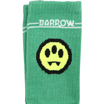 Shop Barrow Green Socks For Kids With Smiley