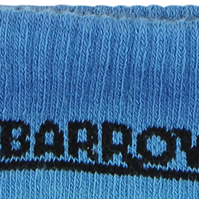 Shop Barrow Light Blue Socks For Kids With Smiley