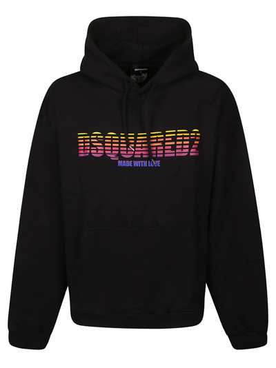 Shop Dsquared2 Loose Fit Sweatshirt In Black