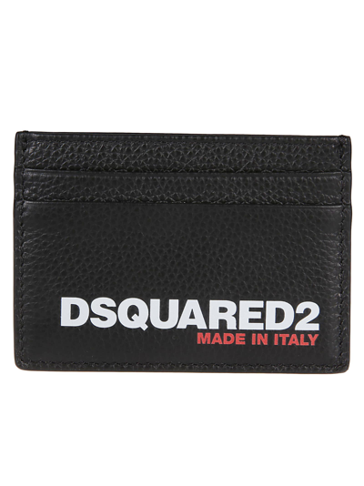 Shop Dsquared2 Bob Credit Card Holder In Nero