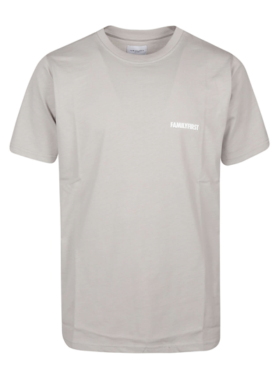 Shop Family First Milano Symbol T-shirt In Grey Melange