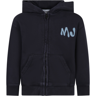 Shop Marc Jacobs Black Sweat-shirt For Kids With Logo