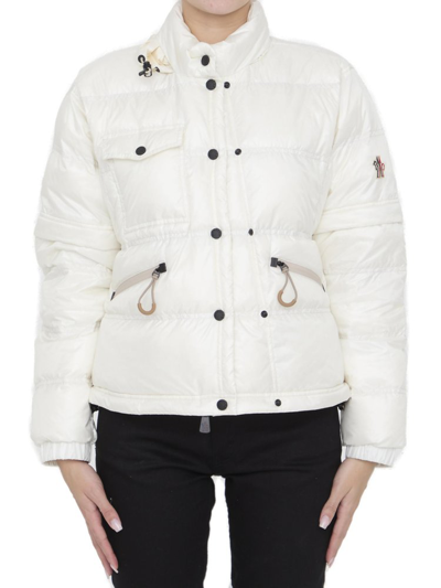 Shop Moncler Grenoble Mauduit Short Down Jacket In White