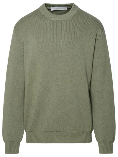 Shop Golden Goose Green Cotton Blend Sweater