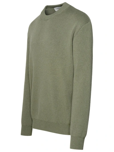 Shop Golden Goose Green Cotton Blend Sweater